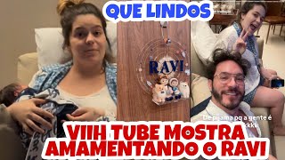 ❤️VIIH TUBE APARECE AMAMENTANDO SEU FILHO RAVI QUE LINDOS❤️ [upl. by Wendel258]