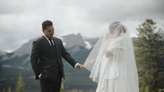 Silvertip Resort Canmore Canada Wedding  Clayton amp Trifena [upl. by Hasen6]