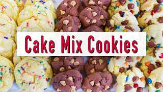 3 Ingredient Cake Mix Cookies [upl. by Halihs]