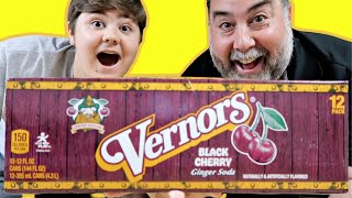 NEW Vernors Black Cherry Review How Does It Taste [upl. by Eelannej]