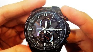 CASIO EDIFICE WATCH EQW1200DC1ADR UNBOXING [upl. by Anglo]