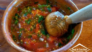 EL CHIRMOL SALSA PICANTE GUATEMALTECA COCINAVENTURA salsapicante [upl. by Colene]