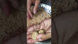 Narika ke laddu 🥰🥰subscribe khai bai di support cooking [upl. by Akirret10]