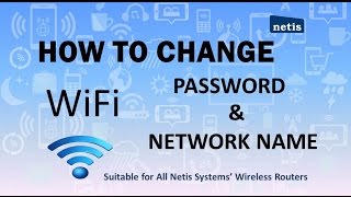 Netis Systems How To Change WiFi Username and Password [upl. by Auberon]