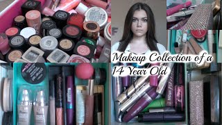 Makeup Collection of a 14 Year Old  LittleMissFlossie [upl. by Alber]