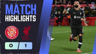 Girona 01 Liverpool  Salah’s Penalty Secures Champions League Victory [upl. by Mitchel]