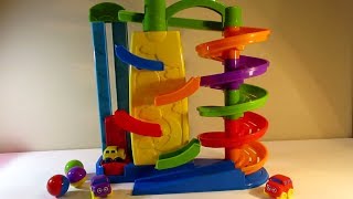 Kid Connection Toy Car Rolling Ramp Fun for Kids with Colorful Toy Cars and Gumballs  PART 2 [upl. by Nabalas]