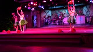 Walt Disney World Polynesian Resorts Spirit of Aloha Show  Hawaiian Hula Dances [upl. by Lenhart]