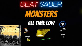 Beat Saber Monsters All Time Low ft Blackbear amp Demi Lovato POODLES FULL COMBO [upl. by Aligna598]