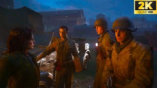 SOE  Armored Train  Call of Duty WWII  REALISTIC ULTRA Graphics Gameplay  2K 60FPS HDR [upl. by Idnil6]