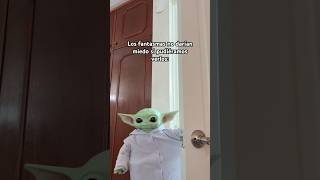 Así ya no me asustan jaja 👻 humor meme babyyoda fantasma [upl. by Nirre616]