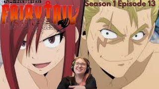 Erza VS Laxus Fairy Tail 100 Year Quest Season 1 Episode 13 Reaction [upl. by Rosalynd]