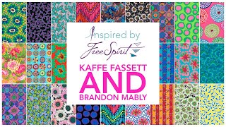 Inspired by FreeSpirit Kaffe Fassett and Brandon Mably [upl. by Eimaj176]