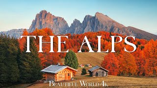 The Alps 4K  Captivating Autumn in the Iconic Dolomites with Vibrant Foliage  4K UHD [upl. by Selway361]