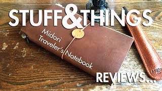 Review Midori Travelers Notebook A Mans Perspective [upl. by Ardnuhsor]