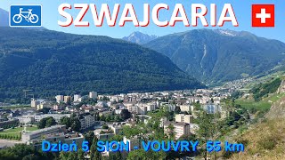 Rowerem przez Szwajcarię Dzień 5 Sion  Vouvry 55 kmCycling through Switzerland Day 5 4K [upl. by Amberly363]