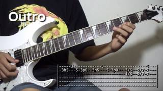 As Long As It Matters Gin Blossoms WITH TABS Guitar Solo Tutorial Lesson [upl. by Namas]