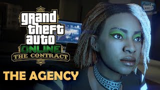 GTA Online The Contract  The Agency All Interior Options Features and More [upl. by Jegar]