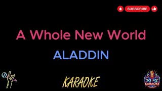 Aladdin  A Whole New World Karaoke Version [upl. by Beaver]