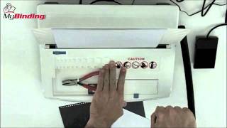 Akiles iCoil 41 Spiral Coil Binding Machine Demo  AIC41 [upl. by Akeihsal]