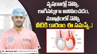 Common Causes of Testicular Pain  Epididymitis Symptoms and Treatment in Telugu  Dr Abhilash Nali [upl. by Ettezus336]