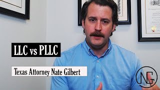 LLC vs PLLC Quick Guide To Entity Choice For PROFESSIONALS In Texas [upl. by Anilat756]