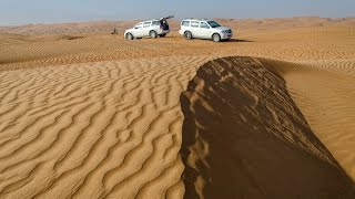 Driving off road in Sharqiya Wahiba Sands Oman [upl. by Aerua]