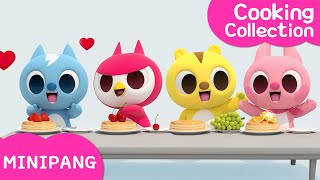 Learn colors with MINIPANG  🍳Cooking Collection  MINIPANG TV 3D Play [upl. by Isak]