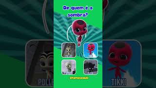 Adivinhe o Personagem pela Sombra  Miraculous Ladybug quiz shorts [upl. by Esiuolyram]