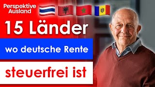 In diesen 15 Ländern die deutsche Rente fast steuerfrei beziehen [upl. by Kcaz]