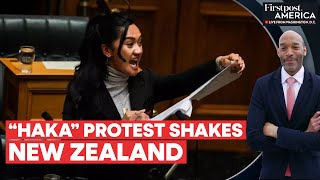 New Zealand Maori MPs Defiant quotHakaquot Sparks National Uproar Over Rights Bill  Firstpost America [upl. by Nnuahs]