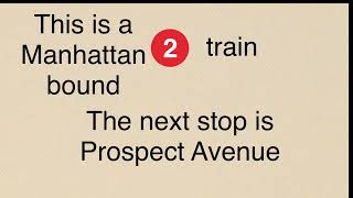 IRT Manhattan bound R110A 2 train ride from E 180th St to 149th StGrand Concourse [upl. by Isabelle]