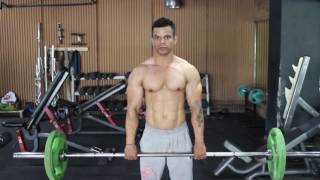 Barbell Shrug Tutorial  Get Bulletproof Traps Best Shoulders amp Traps workout [upl. by Siravaj525]