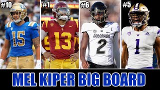 Mel Kipers 2024 NFL Draft Big Board Reaction  5 WR in the Top 25 [upl. by Zohar138]