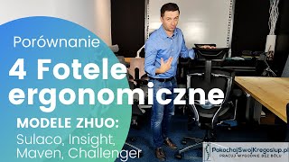 Porównanie foteli ergonomicznyc Sulaco Insight Maven Challenger do pracy przy komputerze [upl. by Tullus]