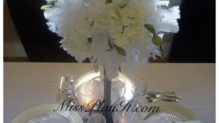 DIY Quick Tip Feather Fancy Centerpiece for Under 30 [upl. by Esta32]