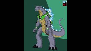 Godzilla Ben 10 Sound Effects Characters Fanmade [upl. by Carbone]