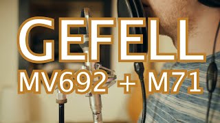 Gefell MV692  M71 Capsule  Microphone Demo [upl. by Anaoy840]