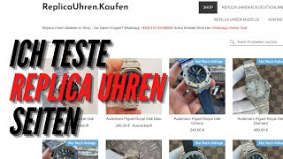 Ich Teste für euch Replica Uhren Shops  Empfehlung und Bewertungen Replicauhren [upl. by Kacey]