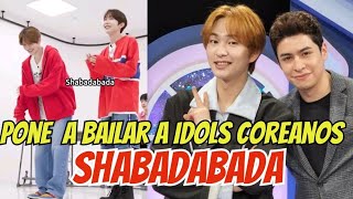 Christian Burgos pone a bailar a Idols Coreanos Shabadabada de OV7 [upl. by Reteip]