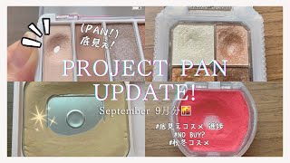 14【使い切りコスメプロジェクト 9月分🌇】底見えコスメ３つ目誕生🐣！ついにコスメを購入！💰秋冬コスメに衣替え底見えコスメのお掃除アイシャドウキャンメイク クリームチーク [upl. by Trueman693]