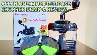 Wonderchef Turbo Dual Speed Food Processor  Wonderchef Chopper Review Wonderchef Chopper Demo [upl. by Akem]