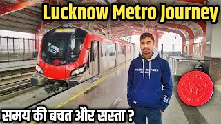 Lucknow Metro Journey Vlog  Lucknow Metro  Train Adventure [upl. by Irallih782]