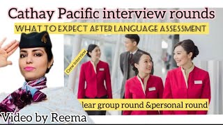 Cathay Pacific cabin crew interview all rounds and questions explained  cathay pacific india inter [upl. by Pavlov]