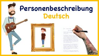 Personenbeschreibung  kurz amp knackig  Deutsch [upl. by Noruq]