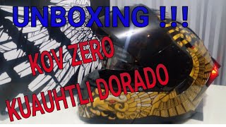 UNBOXING DE CASCO KOV PARA MOTOCICLISTA motos motovlog mexico [upl. by Neural90]