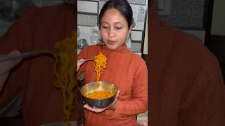 🥵Extra spicy noodles 🌶️  WaiWai spicy spicyfood nepal nepali spicynoodles food foodie [upl. by Vasili]