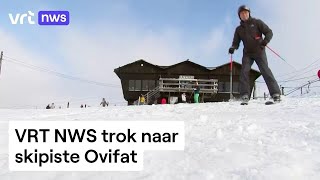 Belgische skipiste voor het eerst open [upl. by Lemra]