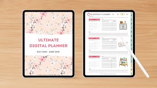 How to Plan on Your iPad with the Ultimate Digital Planner [upl. by Winny831]