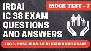 IRDA Exam Questions and Answers  7  IRDA Exam Preparation [upl. by Ati]